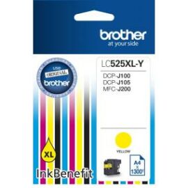 Brother LC525 XL YL sárga (YL-Yellow) nagy kapacitású eredeti (gyári, új) tintapatron