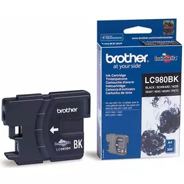 Brother LC980 BK fekete (BK-Black) eredeti (gyári, új) tintapatron