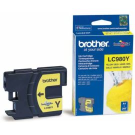 Brother LC980 YL sárga (YL-Yellow) eredeti (gyári, új) tintapatron