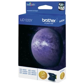 Brother LC1220 YL sárga (YL-Yellow) eredeti (gyári, új) tintapatron