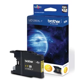 Brother LC1280 XL YL sárga (YL-Yellow) nagy kapacitású eredeti (gyári, új) tintapatron