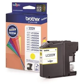 Brother LC223 YL sárga (YL-Yellow) eredeti (gyári, új) tintapatron