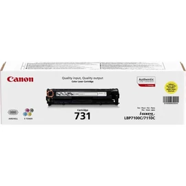 Canon CRG-731 YL sárga (YL-Yellow) eredeti (gyári, új) toner