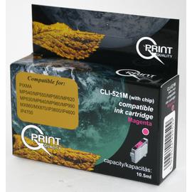 Canon CLI-521 MG CHIP bíbor (piros) (MG-Magenta) kompatibilis (utángyártott) tintapatron