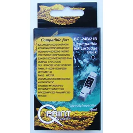 Canon BCI-21 BK fekete (BK-Black) kompatibilis (utángyártott) tintapatron