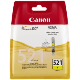 Canon CLI-521 YL  sárga (YL-Yellow) eredeti (gyári, új) tintapatron