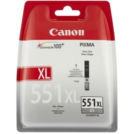 Canon CLI-551 GY XL szürke (GY-Gray) nagy kapacitású eredeti (gyári, új) tintapatron