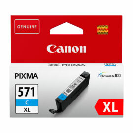 Canon CLI-571 CY XL cián kék (CY-Cyan) nagy kapacitású eredeti (gyári, új) tintapatron