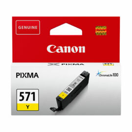 Canon CLI-571 YL sárga (YL-Yellow) eredeti (gyári, új) tintapatron