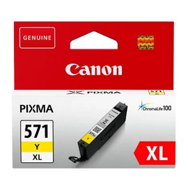 Canon CLI-571 YL XL sárga (YL-Yellow) nagy kapacitású eredeti (gyári, új) tintapatron