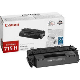 Canon CRG-715H BK fekete (BK-Black) nagy kapacitású eredeti (gyári, új) toner