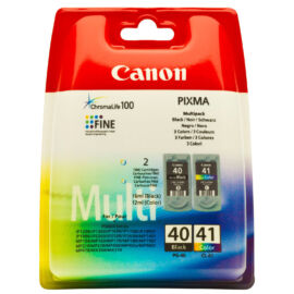 Canon PG-40 + CL-41 fekete és színes (BK-Color) eredeti (gyári, új) tintapatron
