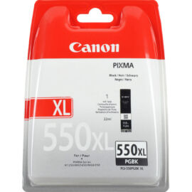 Canon PGI-550 BK XL fekete (BK-Black) nagy kapacitású eredeti (gyári, új) tintapatron