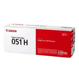 Canon CRG-051H BK fekete (BK-Black) nagy kapacitású eredeti (gyári, új) toner