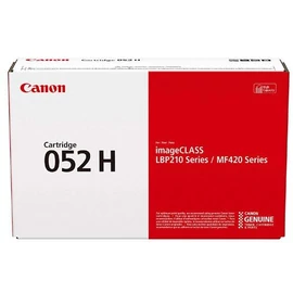 Canon CRG-052H BK fekete (BK-Black) nagy kapacitású eredeti (gyári, új) toner