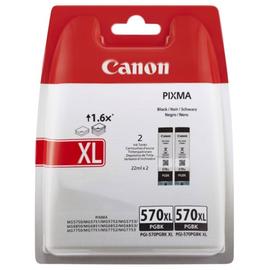 Canon PGI-570 BK XL DUPLA fekete (BK-Black) nagy kapacitású eredeti (gyári, új) tintapatron