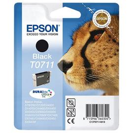 Epson T0711 BK fekete (BK-Black) eredeti (gyári, új) tintapatron