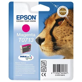 Epson T0713 MG bíbor (piros) (MG-Magenta) eredeti (gyári, új) tintapatron