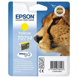 Epson T0714 YL sárga (YL-Yellow) eredeti (gyári, új) tintapatron