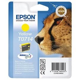 Epson T0714 YL sárga (YL-Yellow) eredeti (gyári, új) tintapatron