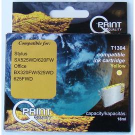 Epson T1304 YL sárga (YL-Yellow) kompatibilis (utángyártott) tintapatron