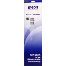 Epson DFX 5000 \ DFX 8000 \ DFX 8500 (S015055) (8766) BK fekete (BK-Black) eredeti (gyári, új) festékszalag