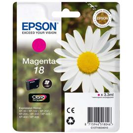 Epson T1803 (No.18) MG bíbor (piros) (MG-Magenta) eredeti (gyári, új) tintapatron