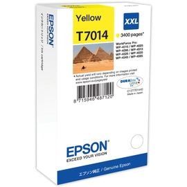 Epson T7014 YL XXL sárga (YL-Yellow) nagy kapacitású eredeti (gyári, új) tintapatron