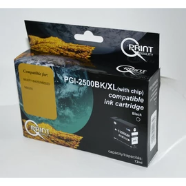Canon PGI-2500 BK XL fekete (BK-Black) nagy kapacitású kompatibilis (utángyártott) tintapatron