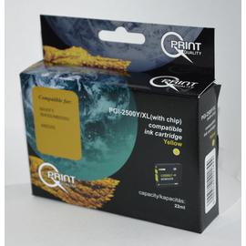 Canon PGI-2500 YL XL sárga (YL-Yellow) nagy kapacitású kompatibilis (utángyártott) tintapatron