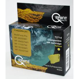 Epson T2714 YL XL sárga (YL-Yellow) nagy kapacitású kompatibilis (utángyártott) tintapatron