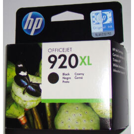 HP CD975A (No.920 XL BK) fekete (BK-Black) nagy kapacitású eredeti (gyári, új) tintapatron