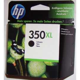 HP CB336E (No.350) XL BK fekete (BK-Black) nagy kapacitású eredeti (gyári, új) tintapatron