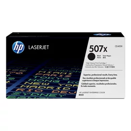 HP CE400X (No.507X) BK fekete (BK-Black) nagy kapacitású eredeti (gyári, új) toner