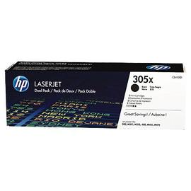 HP CE410XD (No.305X DUPLA) BK fekete (BK-Black) nagy kapacitású eredeti (gyári, új) toner