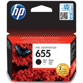 HP CZ109AE (No.655) BK fekete (BK-Black) eredeti (gyári, új) tintapatron