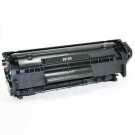 HP Q2612X (No.12X) BK fekete (BK-Black) nagy kapacitású kompatibilis (utángyártott) toner