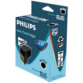 Philips PFA-531 BK fekete (BK-Black) eredeti (gyári, új) tintapatron