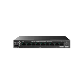 Tenda Switch PoE - TEG1110PF-8-120W (9x1Gbps; 1xSFP; 8x af/at PoE; 92W)
