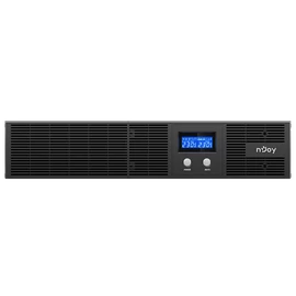 NJOY Szünetmentes 1500VA - Anser 1500 (8 IEC C13, line-interaktív, LCD kijelző, 2U rack) AKKU NÉLKÜL!