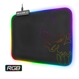 Spirit of Gamer Egérpad - RGB Medium (RGB háttérvilágítás, 350 x 255 x 3mm; fekete)