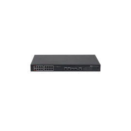 Dahua switch PoE mendzselhető - PFS4218-16ET-240 (16x 100Mbps PoE/PoE+; 2x gigabit/SFP combo uplink; 240W)