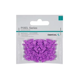 DeepCool Számítógépház Kiegészítő - PIXEL TV (100db, ibolya, szilikon)