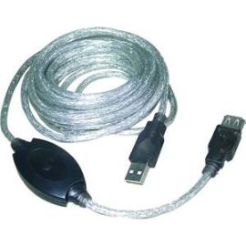 VCOM kábel USB 2.0 hosszabbítókábel + aktív erősítő  5m (CU823-5.0)