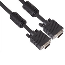 VCOM kábel monitorkábel 20m, fekete, VGA, prémium