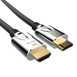 VCOM kábel HDMI (apa-apa) 1,5m (v2.1, 19M/M, 3D) fekete (CG862-B-1.5)
