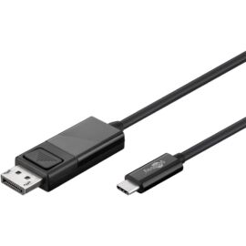 Goobay kábel USB-C (apa) - Displayport (apa), 1,2 m (v1.2, 4k 60Hz)