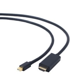 Gembird kábel mini Displayport 1.2V - HDMI 1.4V (APA-APA), 1.8m, fekete (CC-MDP-HDMI-6)