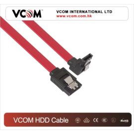 VCOM kábel SATA adatkábel 90°-ban hajlított csatlakozóval 45CM (CH302R-0.45)