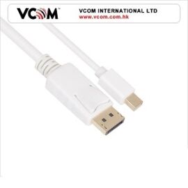 VCOM kábel mini Displayport 1.2V - Displayport 1.2V 1,8m, fehér (CG681-1.8)